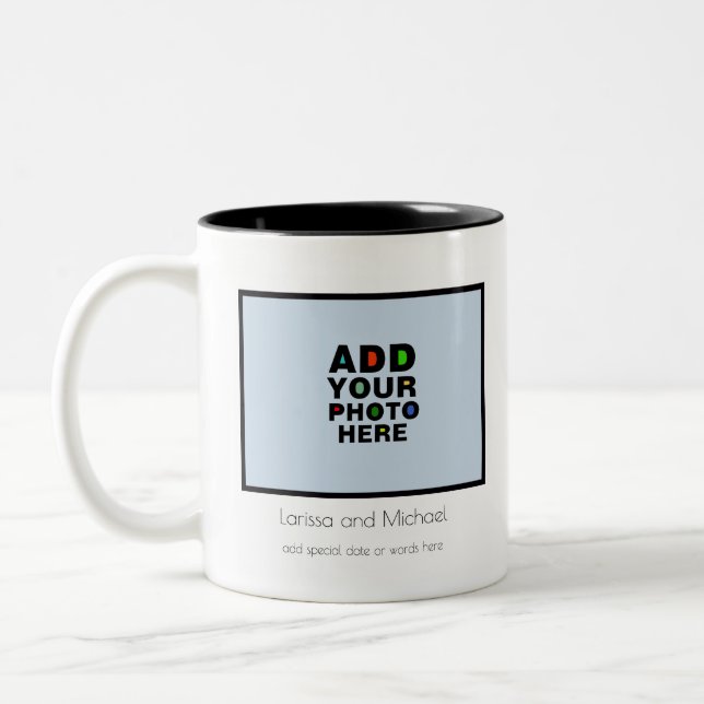 Keepake Fotografie Zweifarbige Tasse (Links)