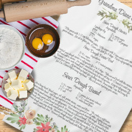Keepake Heirloom Long Rezept Weihnachtsgeschenk Geschirrtuch