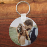 Keepake Wedding Foto Schlüsselanhänger<br><div class="desc">Benutzerdefinierte, mit Ihrem Foto und benutzerdefinierten Text personalisierte Schlüsselketten. Fügen Sie ein spezielles Foto hinzu und verwenden Sie die Designtools, um Ihren eigenen Text hinzuzufügen. Passen Sie es an, um mehr Fotos hinzuzufügen und wählen Sie aus allen Schriftart- und Farboptionen, um Ihre eigenen Hochzeitsgeschenke Foto für Familie und Freunde zu...</div>