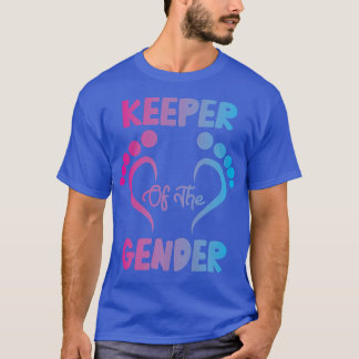 Keeper Of The Gender Baby Gender Reveal Party T-Shirt