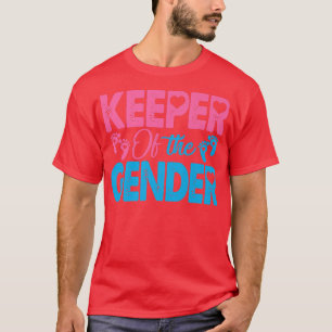 Keeper of the Gender Fun Gender Reveal Party Boy T-Shirt