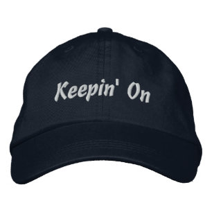 Keepin' On Bestickte Baseballkappe