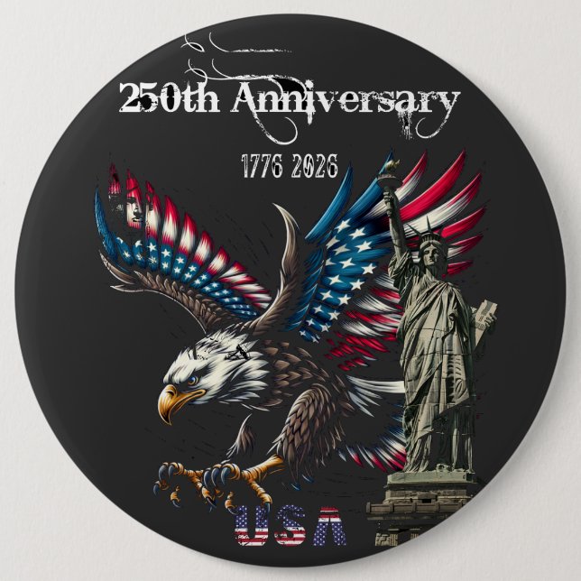 Keepsake Anniversary  250th USA Button (Vorderseite)