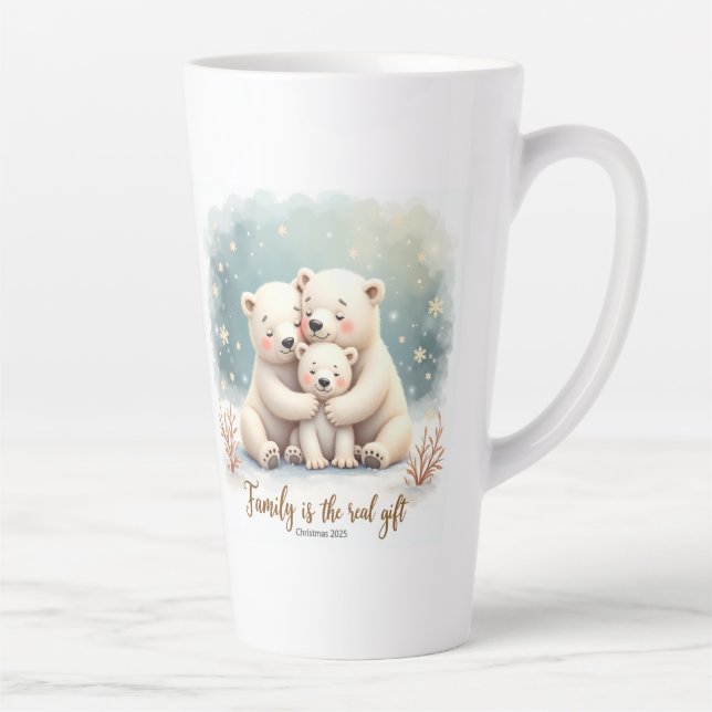 Keepsake Family is the Real Gift Coffee Mug Milchtasse (Rechts)