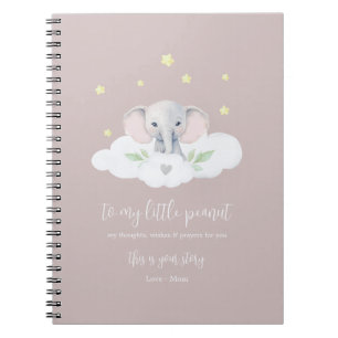 Keepsaké Pregnancy Journal rose moderne Elephant
