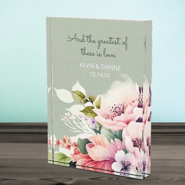 Keepsake Wedding Gift! Custom Love  Fotoblock (Von Creator hochgeladen)