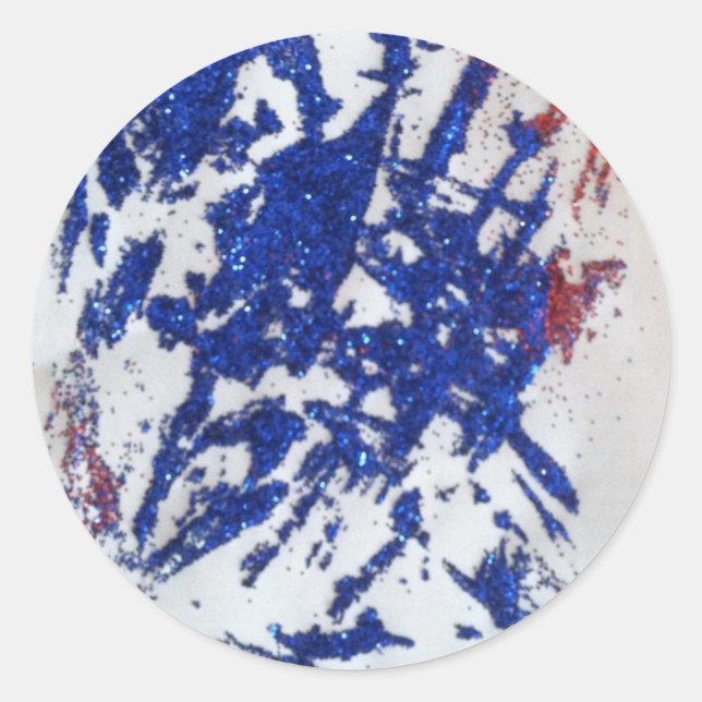 Keepyme Runder Aufkleber (Vorderseite)