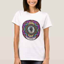 Kees sur le mandala violet T-shirt blanc