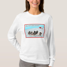 Kees tirant Père Noël traîneau T-shirt