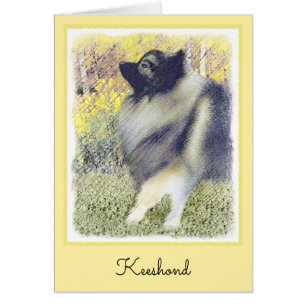 Keeshond Aspen Painting - Niedliche Originalkunst