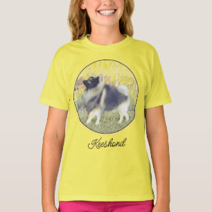 Keeshond Aspen Painting - Niedliche Originalkunst T-Shirt