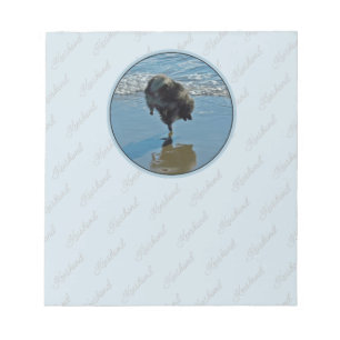 Keeshond Ballettfotos - Niedliche Original Dog Art Notizblock