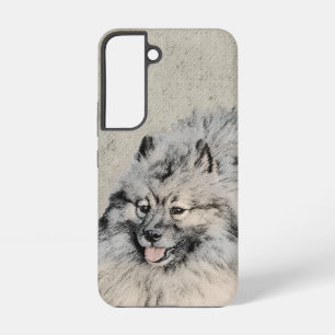 Keeshond Brothers Painting - Original Dog Art Samsung Galaxy Hülle