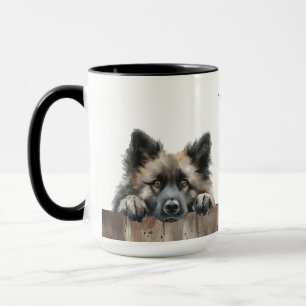 Keeshond Chien Mug