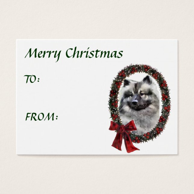 Keeshond Christmas Geschenke (Vorderseite)