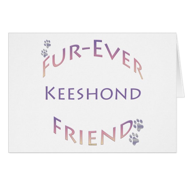 Keeshond Furever (Vorderseite (Horizontal))