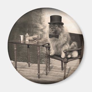 Keeshond Gentleman's Afternoon Magnet