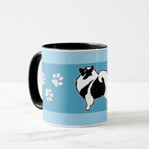 Keeshond-Grafiken - niedliche ursprüngliche Tasse