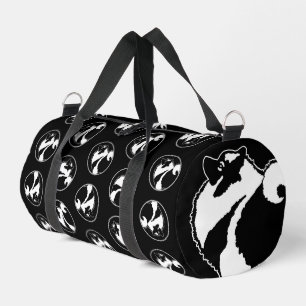 Keeshond Graphic Kontur Niedlich Original Pet Dog  Duffle Bag