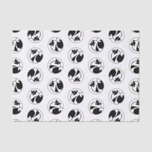 Keeshond Graphic Kontur Niedlich Original Pet Dog Seidenpapier