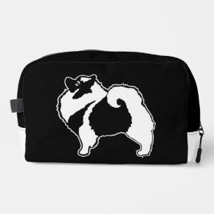 Keeshond Graphic Kontur Niedlich Original Pet Dog  Waschbeutel