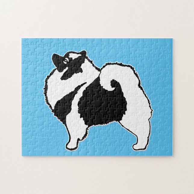 Keeshond Graphics - Niedliche Original Dog Art (Horizontal)
