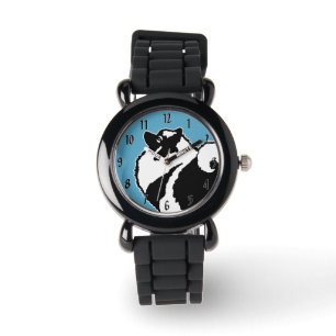 Keeshond Graphics - Niedliche Original Dog Art Armbanduhr