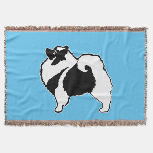 Keeshond Graphics - Niedliche Original Dog Art Decke