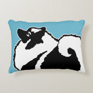 Keeshond Graphics - Niedliche Original Dog Art Dekokissen
