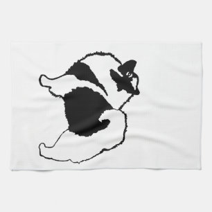 Keeshond Graphics - Niedliche Original Dog Art Geschirrtuch