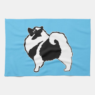Keeshond Graphics - Niedliche Original Dog Art Geschirrtuch