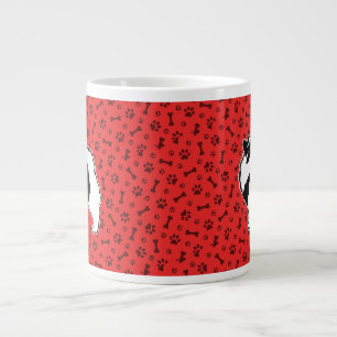 Keeshond Graphics - Niedliche Original Dog Art Jumbo-Tasse