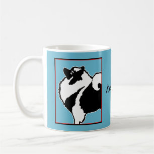 Keeshond Graphics - Niedliche Original Dog Art Kaffeetasse