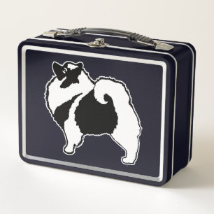 Keeshond Graphics - Niedliche Original Dog Art Metall Brotdose