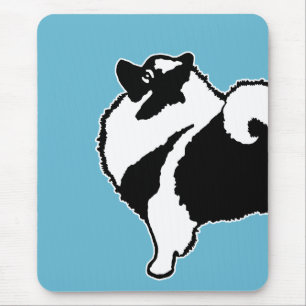 Keeshond Graphics - Niedliche Original Dog Art Mousepad