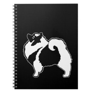 Keeshond Graphics - Niedliche Original Dog Art Notizblock
