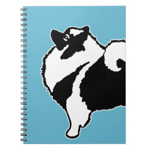 Keeshond Graphics - Niedliche Original Dog Art Notizblock