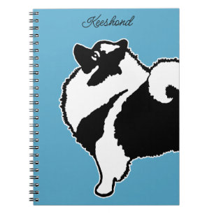Keeshond Graphics - Niedliche Original Dog Art Notizblock