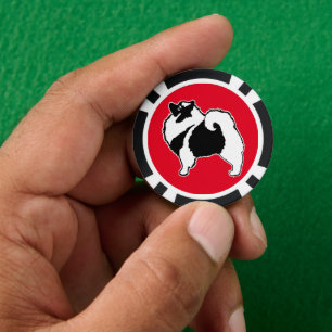 Keeshond Graphics - Niedliche Original Dog Art Pokerchips