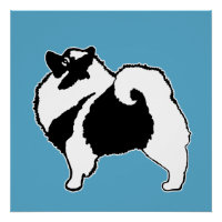 Keeshond Graphics - Niedliche Original Dog Art