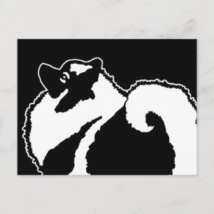 Keeshond Graphics - Niedliche Original Dog Art Postkarte