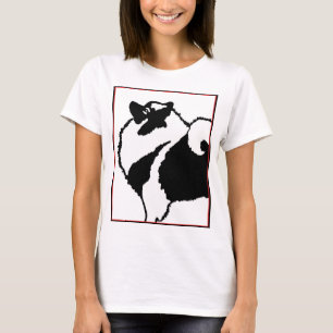 Keeshond Graphics - Niedliche Original Dog Art T-Shirt