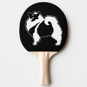 Keeshond Graphics - Niedliche Original Dog Art Tischtennis Schläger