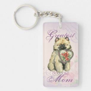 Keeshond Heart Maman