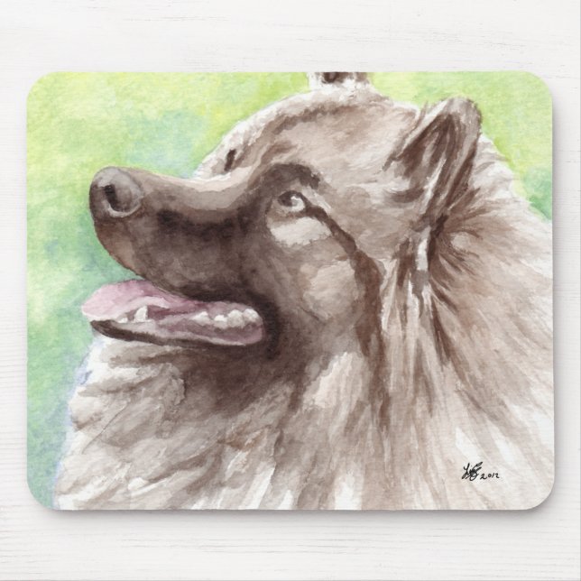 Keeshond-Hund Mousepads (Vorne)