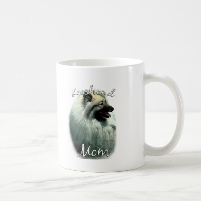 Keeshond Mama 2 Kaffeetasse (Rechts)