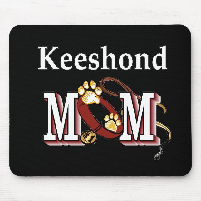 Keeshond MAMA Geschenke Mousepad (Vorne)