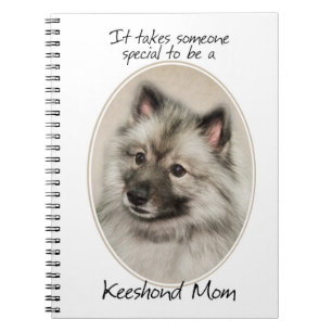 Keeshond-Mama Notizblock