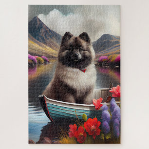 Keeshond on a Paddle: Ein Landschaftliches Abenteu