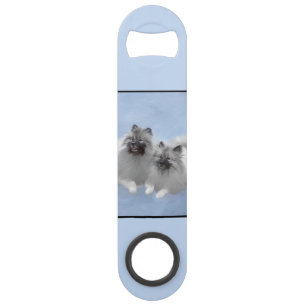Keeshond Paire de Kees Peinture Art animal origina